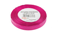 Wstążka satynowa 12mmx32m różowa Brewis